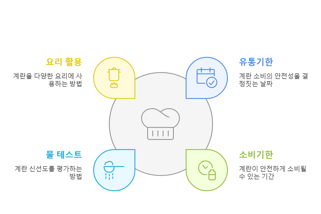 유통기한 지난 계란, 절대 버리지 마세요! (+ 활용 및 보관 팁)