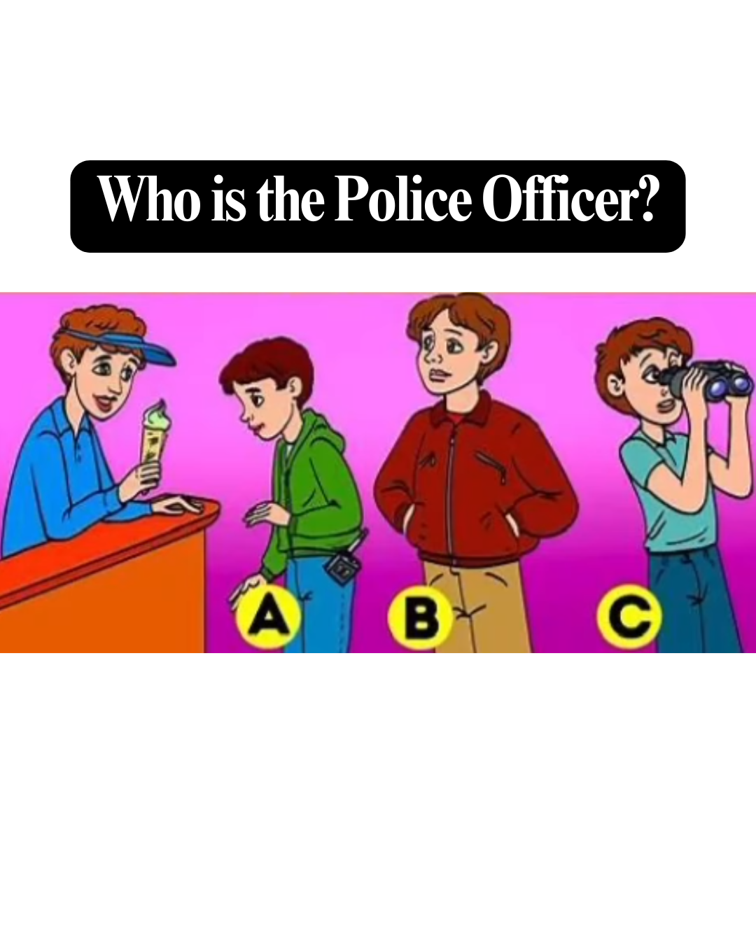 [Quiz] Who is the Police Officer?