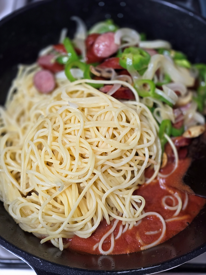 [Recipe] Japanese Napolitan Spaghetti